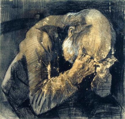 Vincent van Gogh - Vecchio che soffre